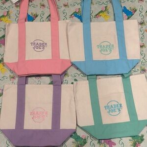 Trader Joe’s Canvas Tote Bag - pink